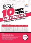 Image for Super 10 Mock Tests for IAS Prelims General Studies Paper 2 (Csat) Exam