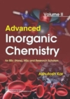 Image for Advanced Inorganic Chemistry for BSc (Hons), MSc and Research Scholars