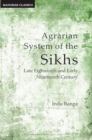 Image for Agrarian System of the Sikhs