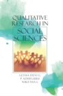 Image for Qualitative Research in Social Sciences