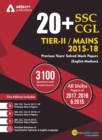 Image for 20+ SSC CGL Tier II 2015-18 Previous Year&#39;s Paper Book (English Printed Medium)