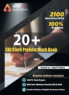 Image for 20+ SBI Clerk Prelims Mock Paper Practice Book English Medium
