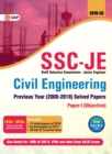 Image for SSC JE Civil Engineering for Junior Engineers Previous Year&#39;s Solved Papers (2008-18), 2018-19 for Paper I