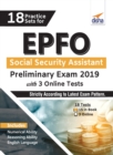 Image for 18 Practice Sets for Epfo Social Security Assistant Preliminary Exam 2019 with 3 Online Tests