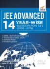 Image for Jee Advanced 14 Year-Wise Solved Papers 1 &amp; 2 (2006 - 2019)