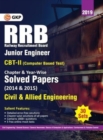 Image for Rrb 2019 Junior Engineer CBT II 30 Sets Chapter-Wise &amp; Year-Wise Solved Papers (2014 &amp; 2015) Civil &amp; Allied Engineering