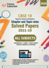 Image for CBSE Class X 2020 - Chapter and Topic-wise Solved Papers 2011-2019 : Mathematics Science Social Science English - Double Colour Matter