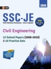 Image for Ssc Je 2020 Civil Engineering 12 Solved Paper (2008-19) &amp; 10 Practice Sets