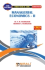 Image for Managerial Economics -- II