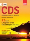 Image for Cds (Combined Defence Services) 2020 - Chapterwise Solved Papers 2007-2019