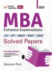 Image for MBA 2020-21 Solved Papers (Xat|Iift|Nmat|Snap|Cmat)