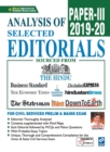 Image for Analysis of Selected Editorials Paper-3 (2019- 2020)