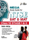 Image for Mega Study Guide for Ntse (Sat &amp; Mat) Class 10 Stage 1 &amp; 2