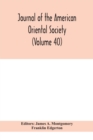 Image for Journal of the American Oriental Society (Volume 40)