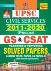 Image for Upsc Gs &amp; Csat Prelim Yearwise &amp; Topicwise-(2011-2020)-E-2021 New