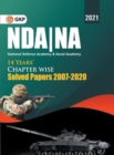 Image for Nda/Na 2021 Chapter-Wise Solved Papers 2007-2016 (Include Solved Papers 2017-2020)
