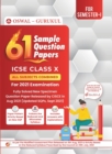 Image for 61 Sample Question Papers : ICSE Class 10 for 2022 Examination