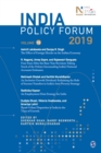 Image for India policy forum 2019Volume 16