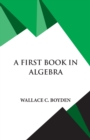 Image for A First Book in Algebra