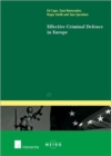 Image for Effective Criminal Defence in Europe