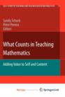 Image for What Counts in Teaching Mathematics