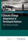 Image for Climate Change Adaptation in Developed Nations