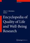 Image for Encyclopedia of Quality of Life and Well-Being Research