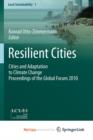Image for Resilient Cities
