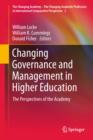 Image for Changing governance and management in higher education: the perspectives of the academy