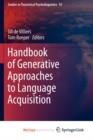 Image for Handbook of Generative Approaches to Language Acquisition