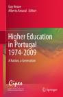 Image for Higher education in Portugal 1974-2009: a nation, a generation