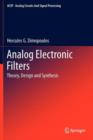 Image for Analog electronic filters  : theory, design and synthesis