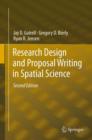 Image for Research design and proposal writing in spatial science