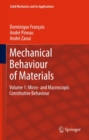 Image for Mechanical behaviour of materials