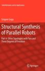Image for Structural synthesis of parallel robots