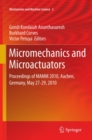 Image for Micromechanics and microactuators: proceedings of MAMM 2010, Aachen, Germany, May 27-29, 2010