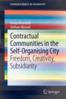 Image for Contractual Communities in the Self-Organising City