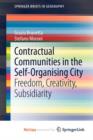 Image for Contractual Communities in the Self-Organising City