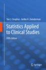 Image for Statistics applied to clinical studies