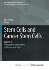 Image for Stem Cells and Cancer Stem Cells, Volume 5 : Therapeutic Applications in Disease and Injury