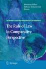 Image for The Rule of Law in Comparative Perspective