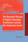 Image for The Research Mission of Higher Education Institutions outside the University Sector