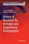 Image for History of Machines for Heritage and Engineering Development