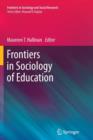 Image for Frontiers in sociology of education