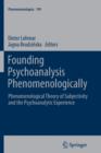 Image for Founding Psychoanalysis Phenomenologically