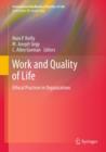 Image for Work and quality of life: ethical practices in organizations : 22