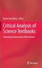 Image for Critical analysis of science textbooks  : evaluating instructional effectiveness