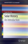 Image for Solar history: an introduction