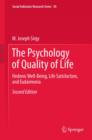 Image for The psychology of quality of life: hedonic well-being, life satisfaction, and eudaimonia : v. 50