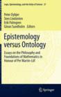 Image for Epistemology versus Ontology